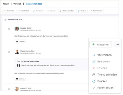 Wissensdatenbank Software Modul Forum