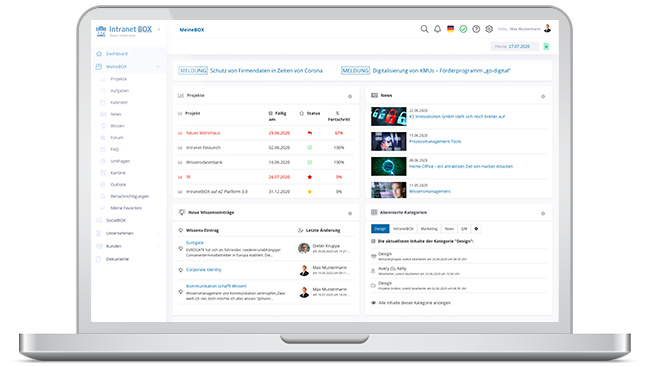 IntranetBOX Erweiterungen IntranetBOX Erweiterungen Add-ons